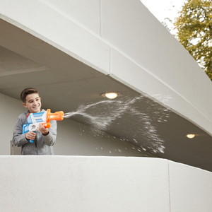 NERF Super Soaker Twister Water Blaster Dual Rotating Streams,Pump Action Fun 6+
