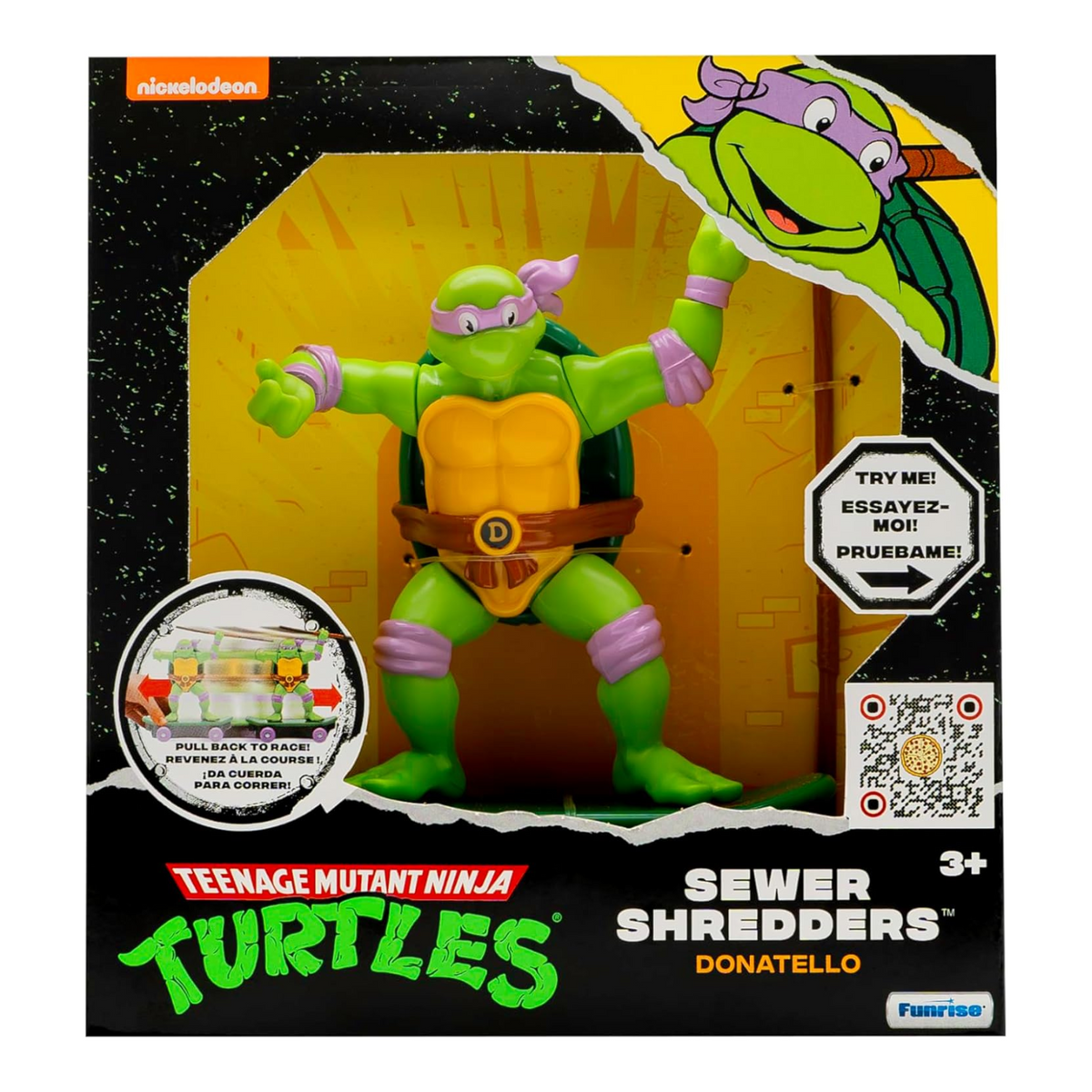 Teenage Mutant Ninja Turtles Donatello Sewer Shredders Skate New Toy