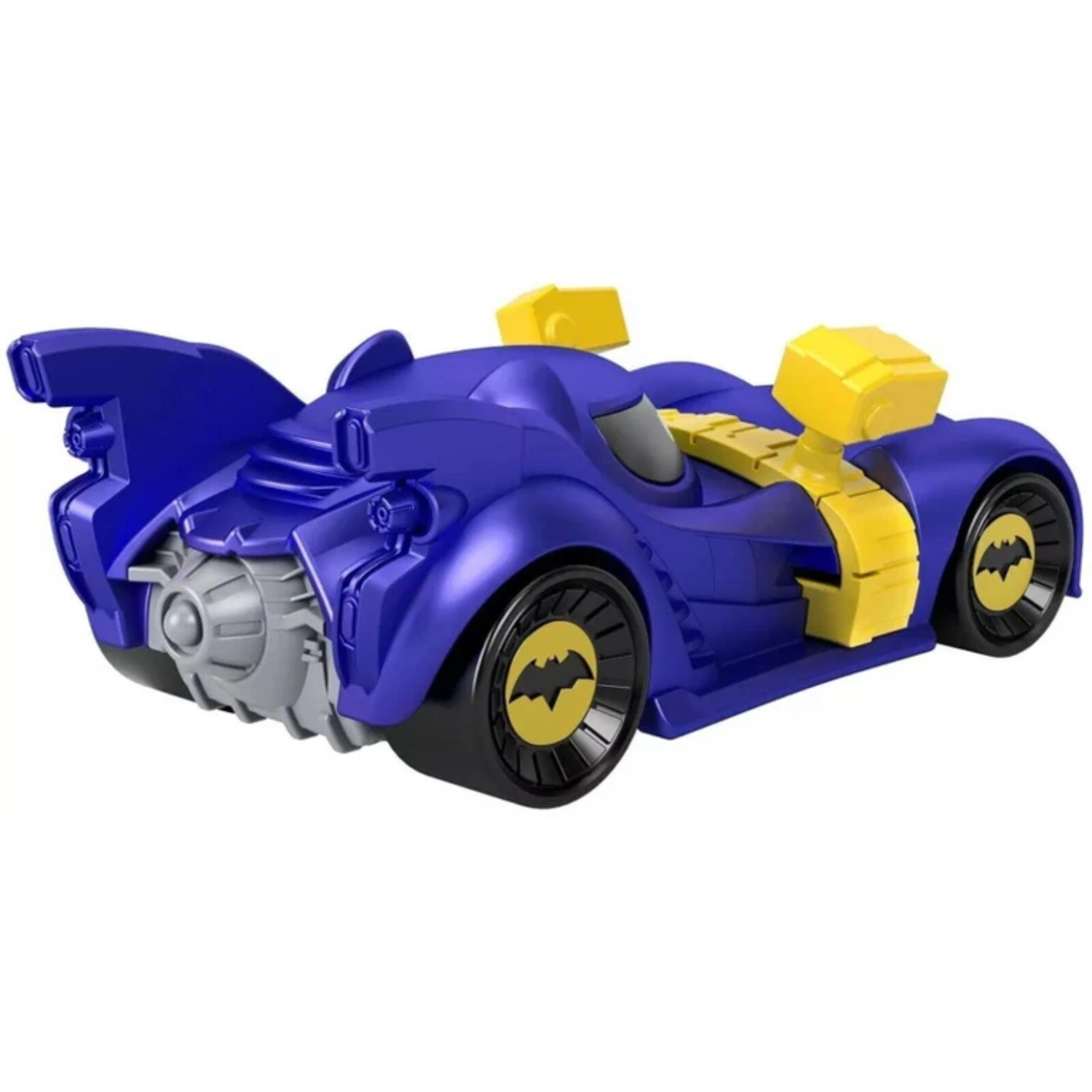 Fisher-Price DC Batwheels Metal Diecast 1:55 Bam Batmobile With Utility Cars Bat