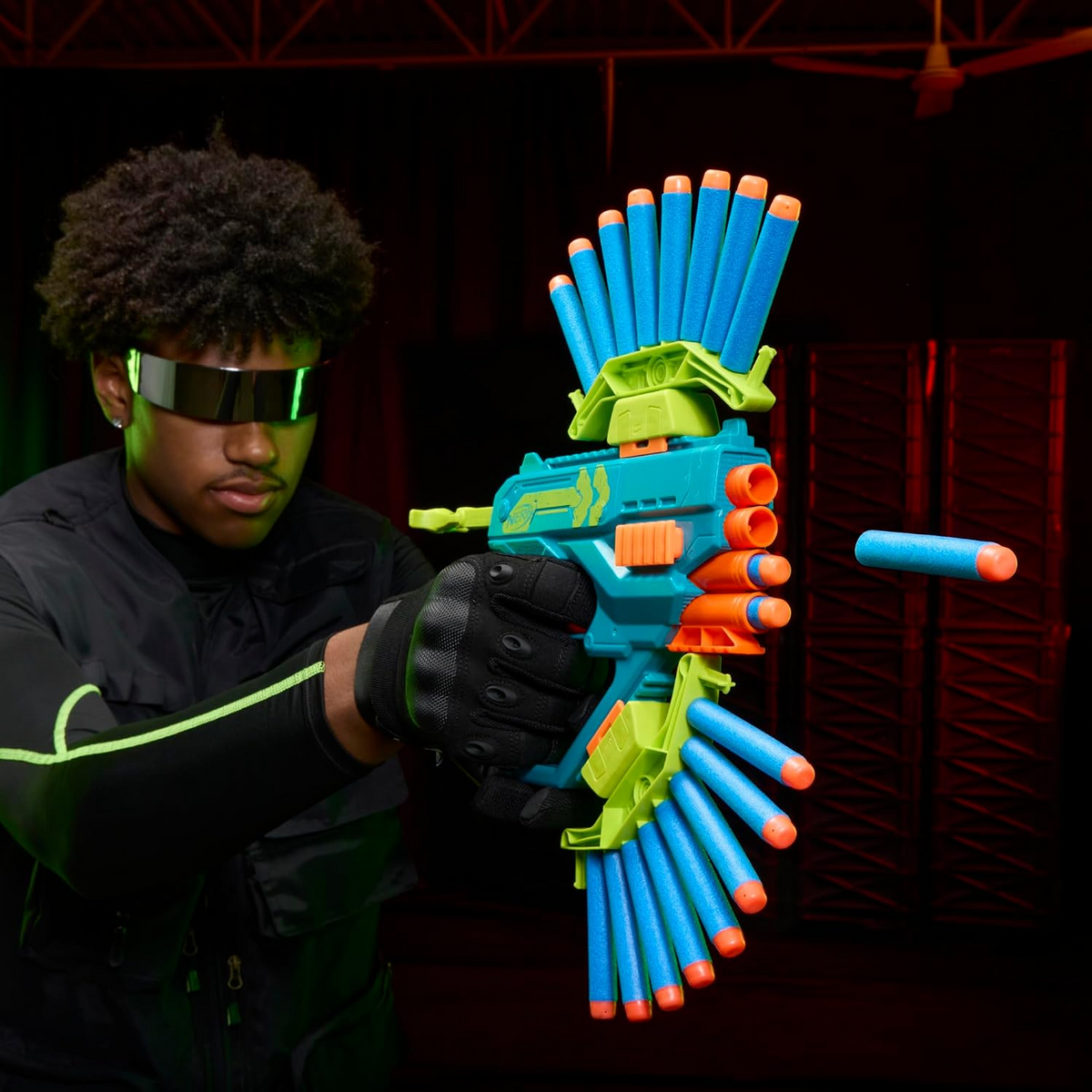 Nerf Elite Rebel Ops Ammohawk Blaster With 20 Darts Ages 8+ New Toy