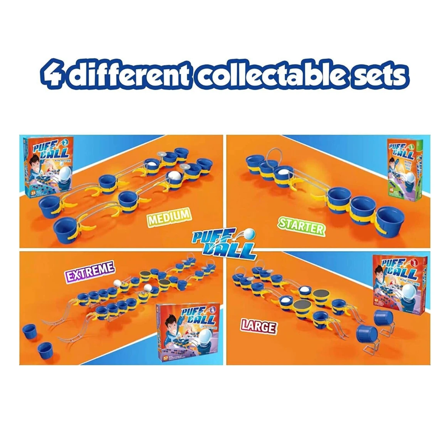 Drumond Park Puff Ball 3 Kids Action Game Blow Race Win Family Game Age 6+