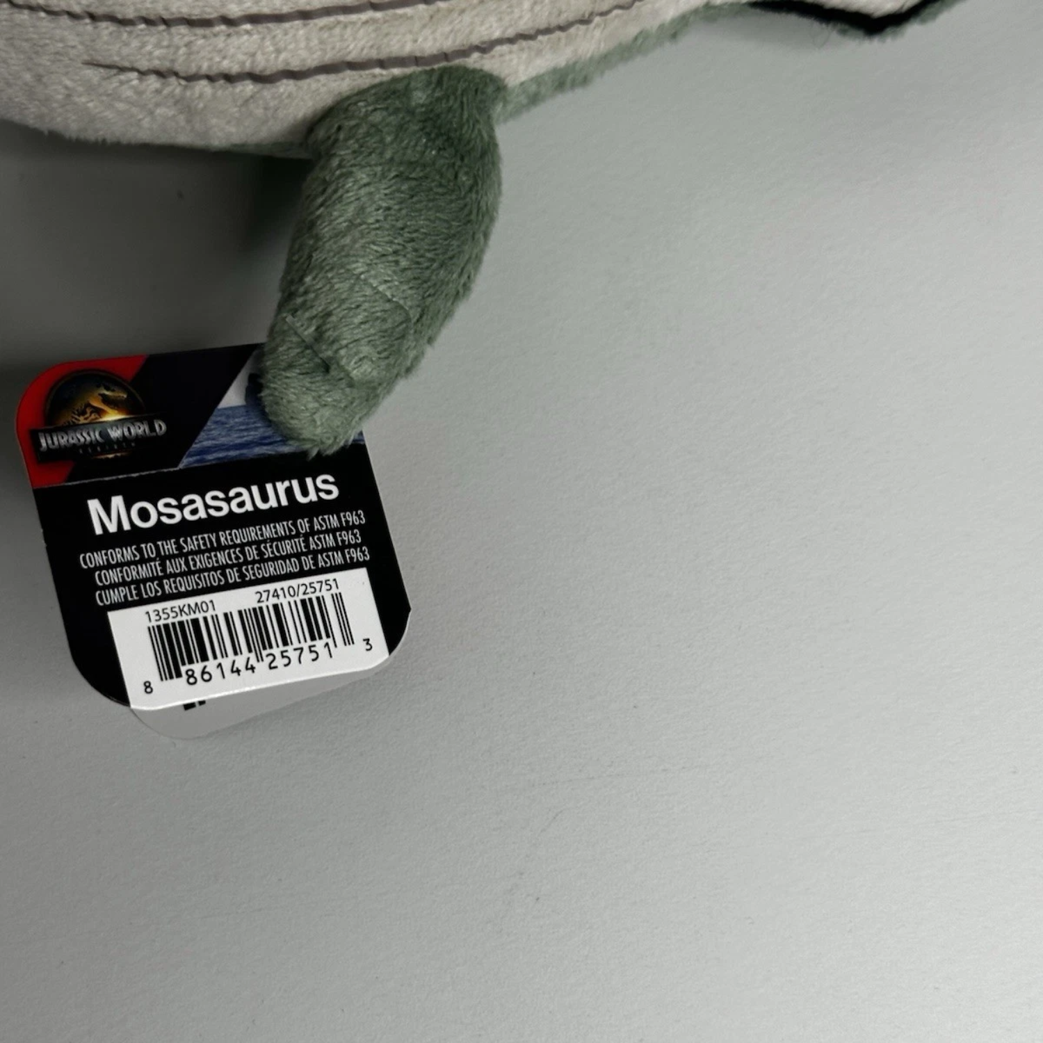 Jurassic World Dinosaur 7 Inch Soft Plush Mosasaurus Stuffed Animal New Toy