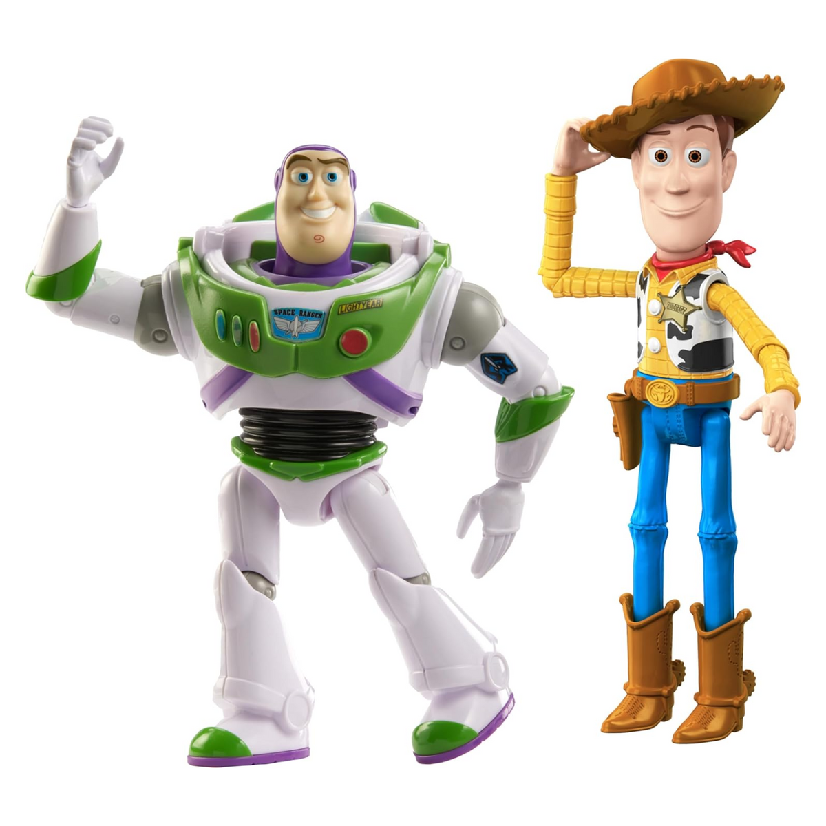 Disney Pixar Toy Story Action Figures 7-inch Woody and Buzz 2-Pack New Toy