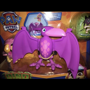 Paw Patrol Dino Rescue Skye & Pterodactyl Action Figure Playset Kids Toy Ages 3+