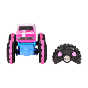 Hot Wheels Barbie Monster Trucks RC Pink Truck Grip Action Tires Off-Road 4+