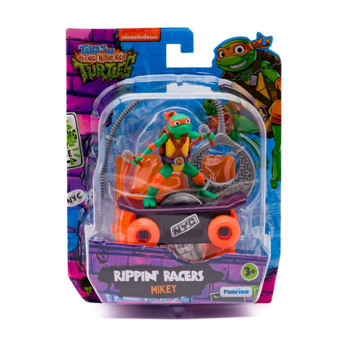 Teenage Mutant Ninja Turtles Rippin Turtle Racers Mikey New Play Michelangelo