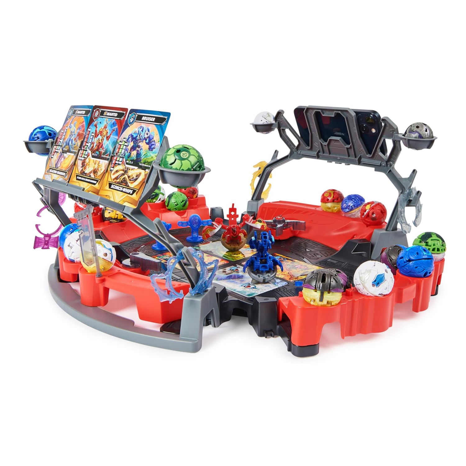 Bakugan Battle Ground Arena Toy Set Spin Attack Dragonoid Battle Fight Play 6+XS