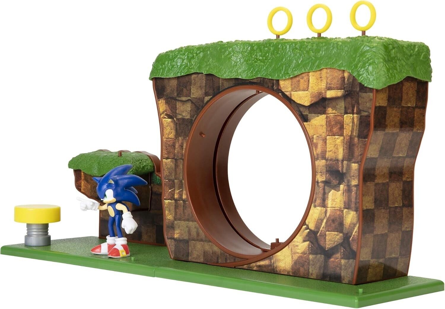 Sonic Hedgehog Green Hill Zone Playset Ages 3+ New Toy Video Game Play