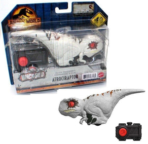 Jurassic World Dominion Grey Atrociraptor Uncaged Click Tracker Dinosaur Dino