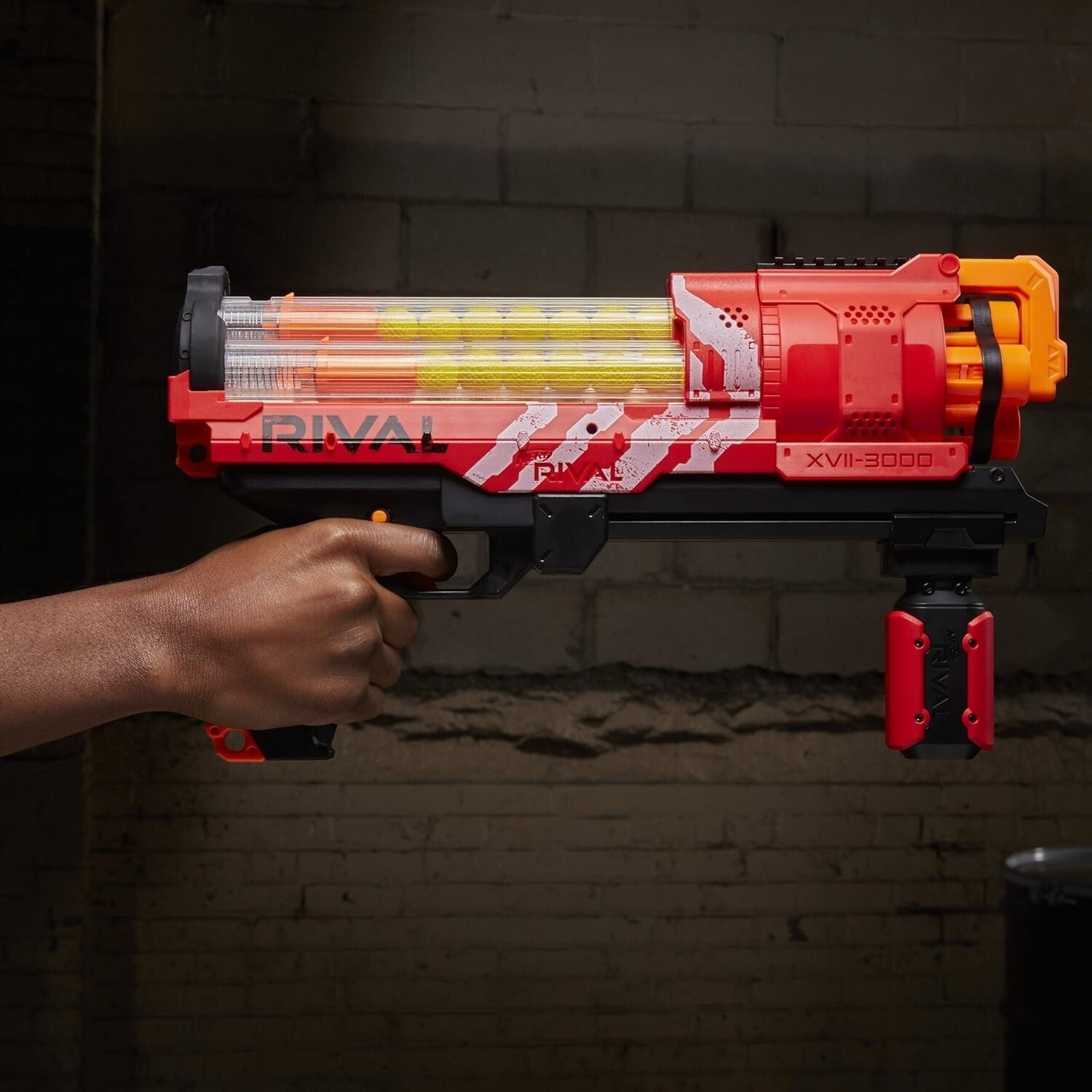 NERF Rival Artemis XVII-3000 Blaster Red Ages 14+ Toy Play Gun Fight Fire