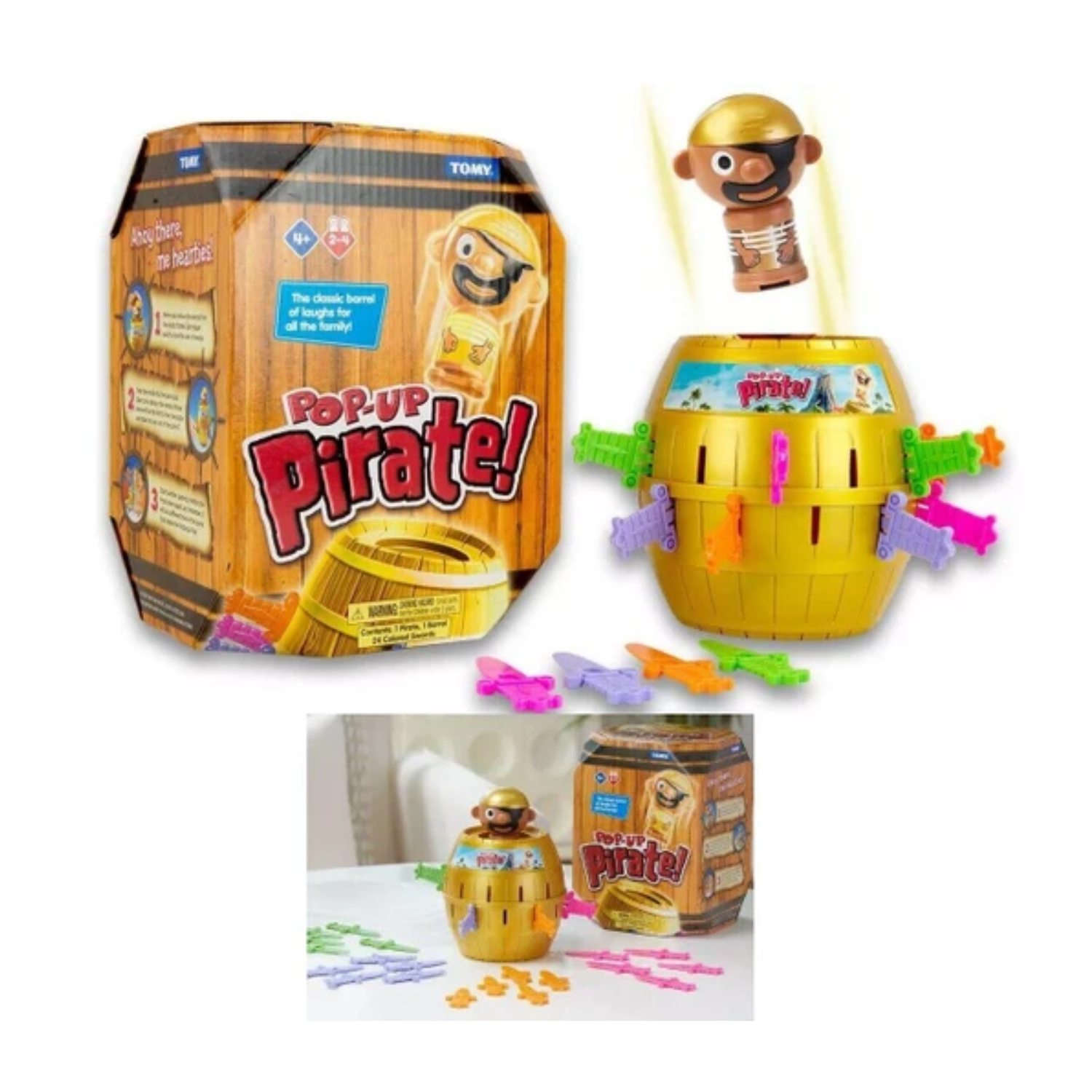TOMY Pop-Up Pirate Game Pop Up Play Gift