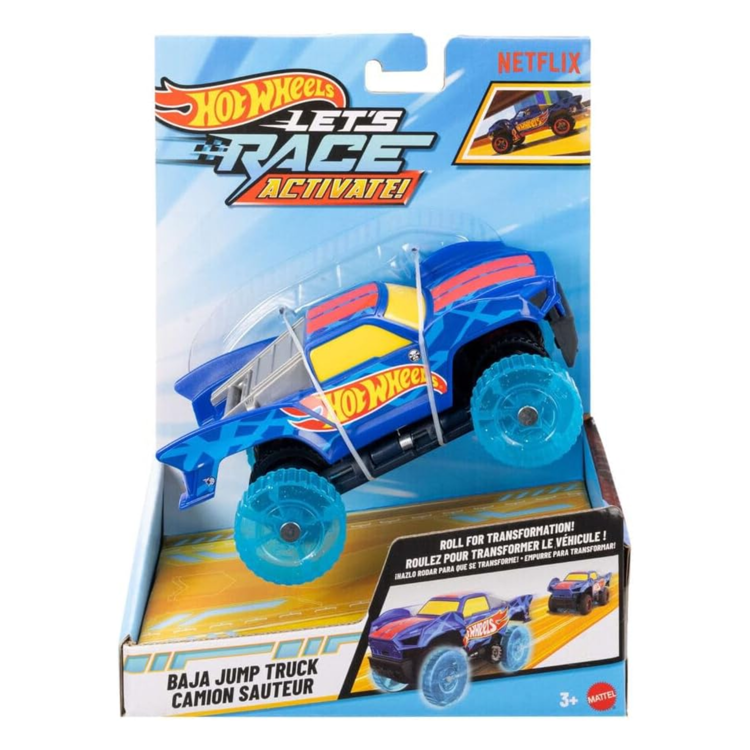 Hot Wheels Let's Race Activate Baja Truck Vehicle New Toy