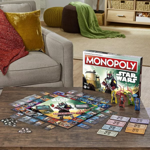 Monopoly Star Wars Boba Fett Edition Board Game 2-4 Players Movie Mandalorian