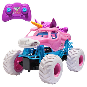Monster Jam Sparkle Smash RC Toy Unicorn 1:15 Scale New Monster Truck