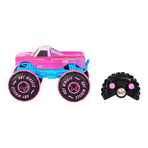 Hot Wheels Barbie Monster Trucks RC Pink Truck Grip Action Tires Off-Road 4+