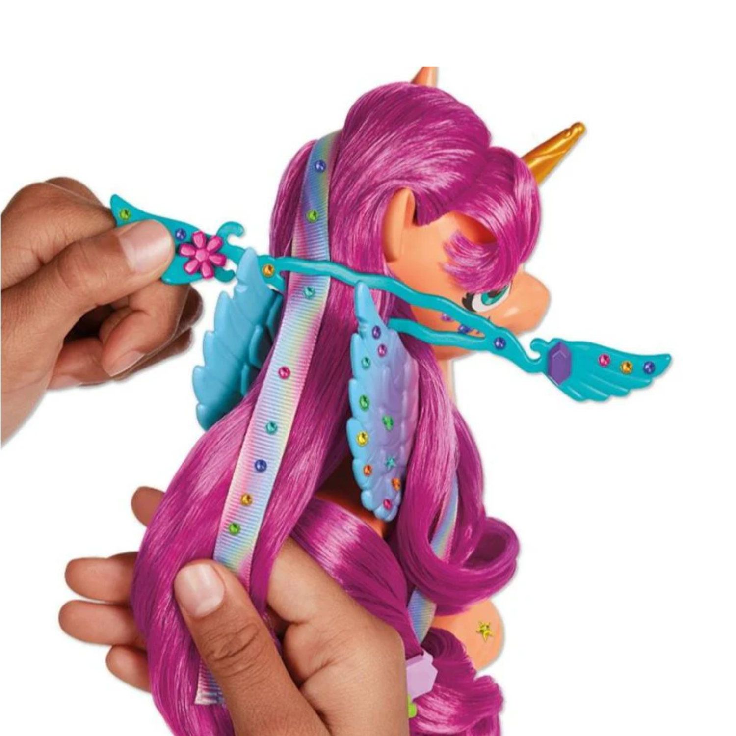 My Little Pony Ribbon Hairstyles Sunny Starscout Alicorn Doll 17 Hair Accessorie