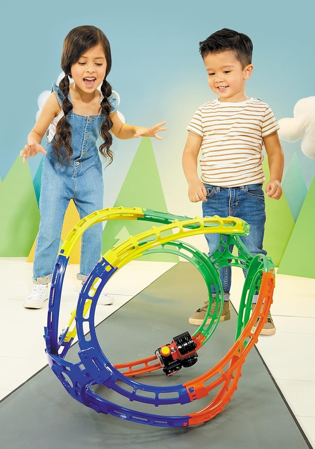 Little Tikes Learn & Play Tumble Train Toy with Lights and Sound Track Play Gift