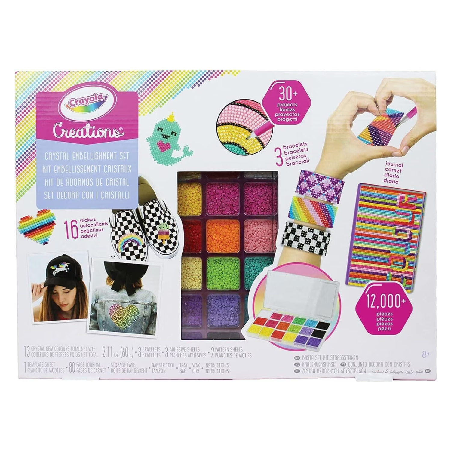 Crayola Creations Crystal Embellishments Set Customise Style Your Own Accessory