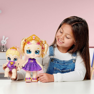 Kindi Kids Tiara Sparkles 10" Scented Doll with Wobble Head Removable Shoes
