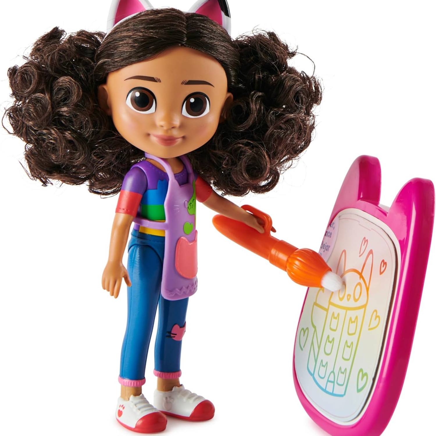Gabby’s Dollhouse Deluxe Craft Doll Set with Water Pad & Baby Box Cat Toy 3+
