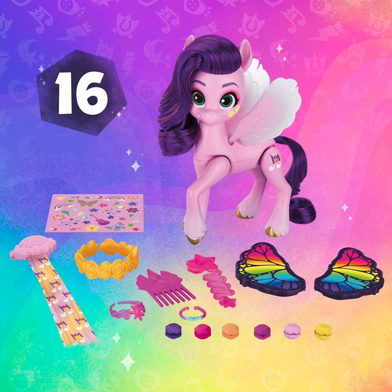My Little Pony Princess Pipp Petals Style Of The Day 5.5 Inch Styling Doll Toy 5