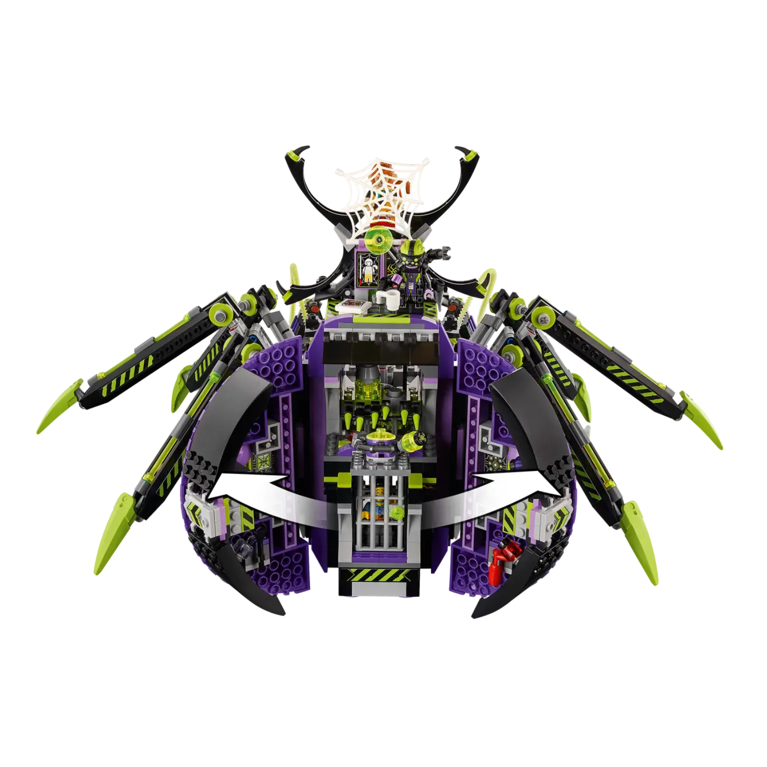 LEGO Monkie Kid Spider Queen Mech Set 80022 Kids Building Toy with 6 Minifigures