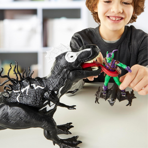 Spider-Man Venom Versus Venomsaurus Rex 16-Inch Action Dinosaur New Toy