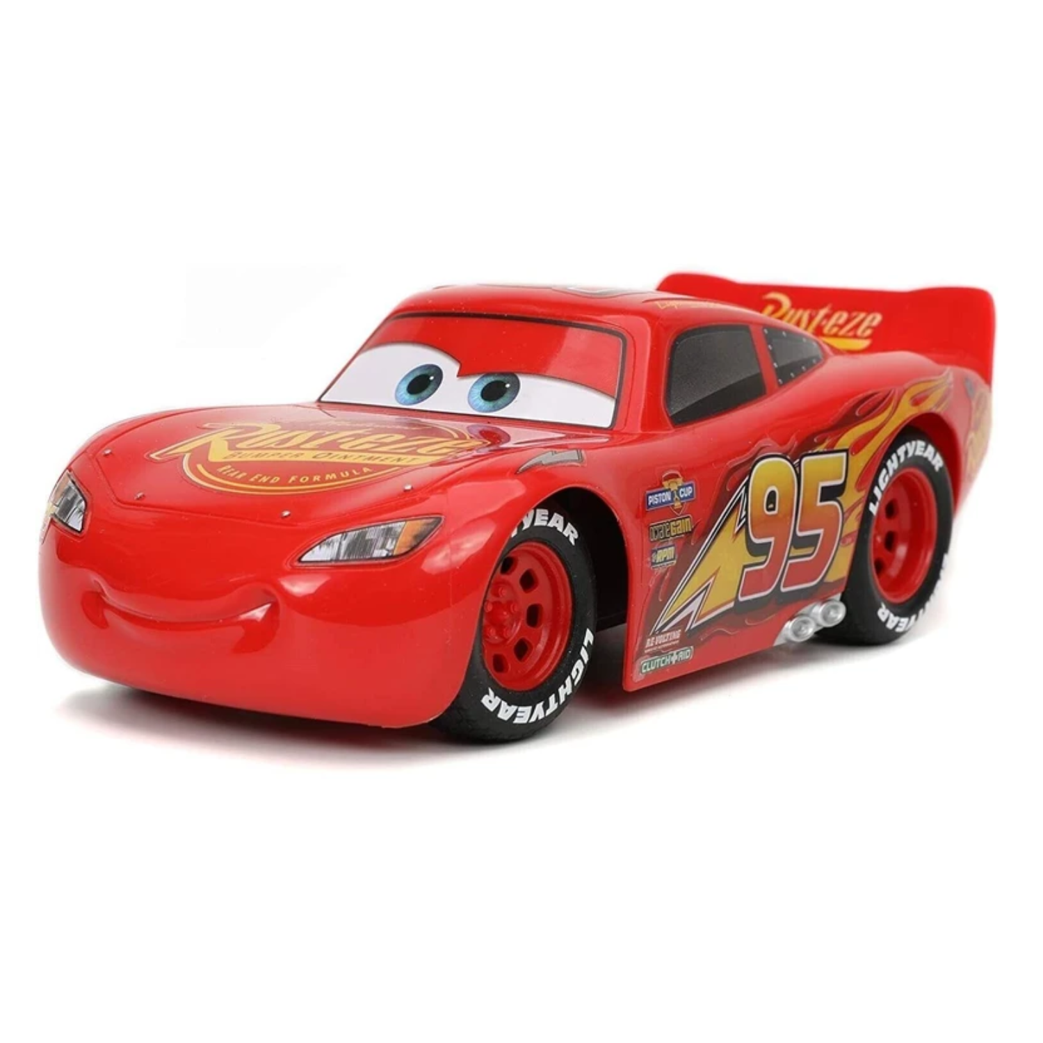 Jada Pixar Cars 1:24 Lightning McQueen RC Remote Control Car Race Play Gift
