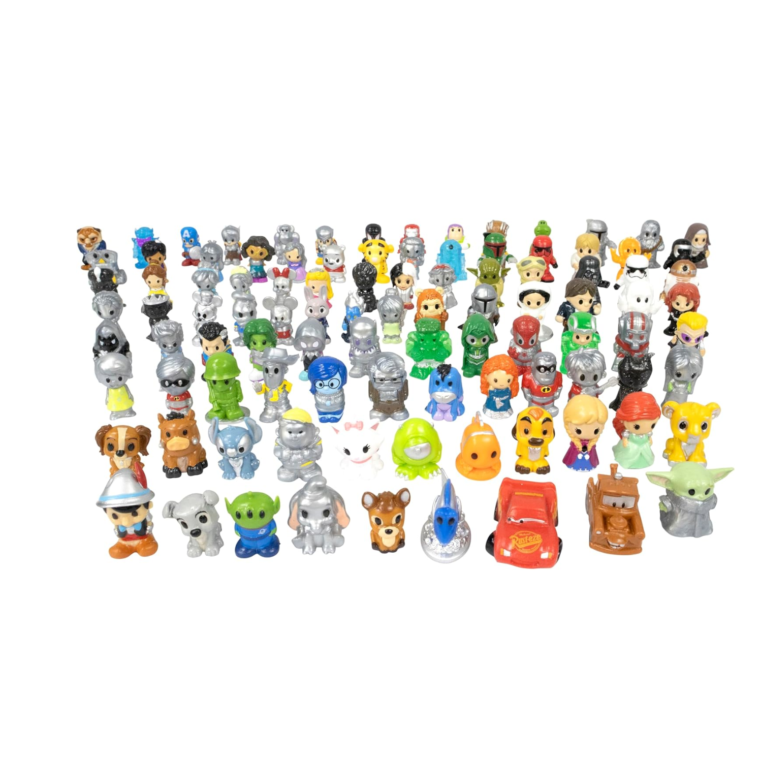 Ooshies 100 Pack Collectible Figure Buzz Lightyear Woody Anna Elsa Swap Play Fun