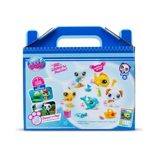 Littlest Pet Shop Beach Besties Collector Pack 5 Pets with Accessories Card 4+
