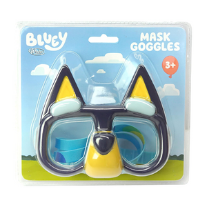 Wahu Bluey Kids Swim Mask Goggles Easy Fit Silicone Seal Ages 2 to 6 Water Plays