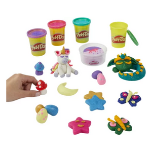 Play-doh Magical Sparkle Compound 15 Cans Coffret Paillettes Dough New Toy