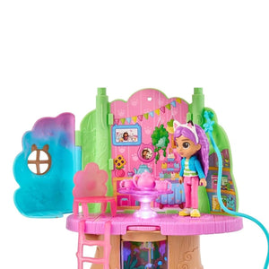 DreamWorks Gabby's Dollhouse Kitty Fairy Garden Treehouse Playset Ages 3+ Toy