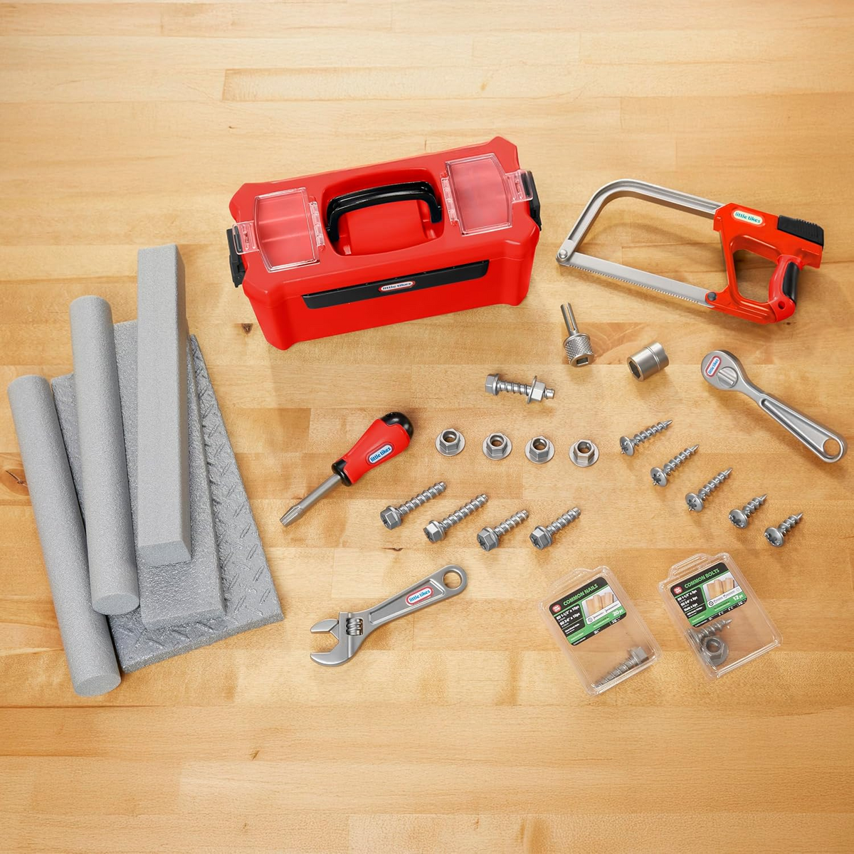 Little Tikes Creative Construction Tool Box Set With 9 Accessories