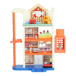 Bluey Hammerbarn Shopping Playset 22" Tall with Figures, Lights & Sounds