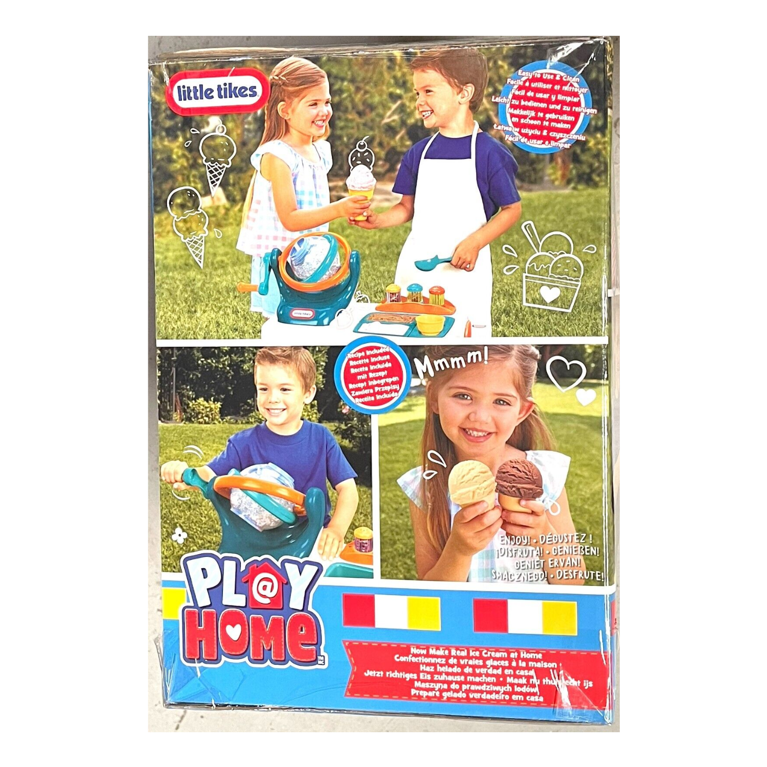 Little Tikes Now Make Real Ice Cream at Home New Ages 3+ Toy Recipe Scoop Play