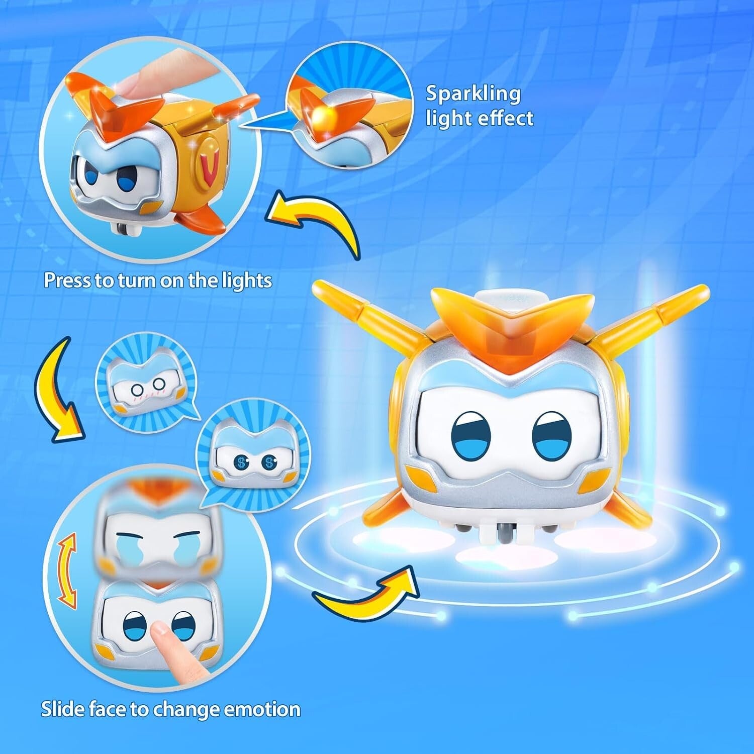 Super Wings Super Pets 4-Pack Super Pets Jerome Golden Boy Shine Ellie Plane
