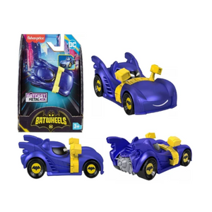 Fisher-Price DC Batwheels Metal Diecast 1:55 Bam Batmobile With Utility Cars Bat