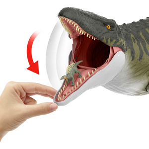 Jurassic World Rebirth Super Colossal Mosasaurus Swallow Action Dinosaur Play