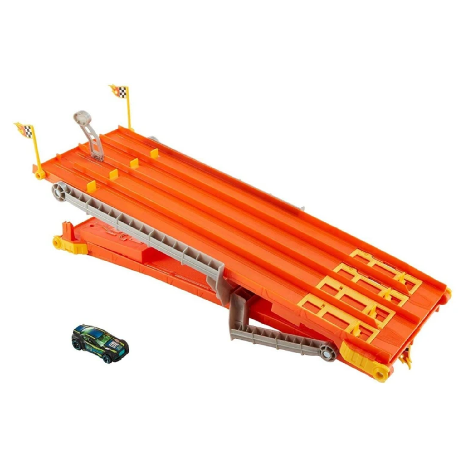 Hot Wheels 4 lane Elimination Race Track Set Ages 5+ Toy Car Play Gift Fold Cars
