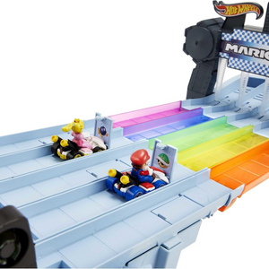 Hot Wheels Mario Kart Rainbow Road Raceway 8-Foot Track Lights and Sounds