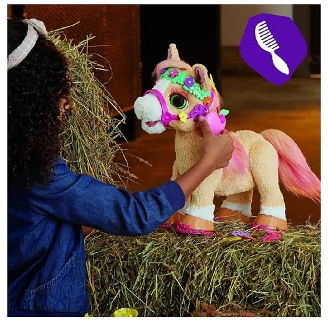 FurReal Friends Cinnamon My Stylin Pony Interactive Toy Electronic Pet Horse Fun