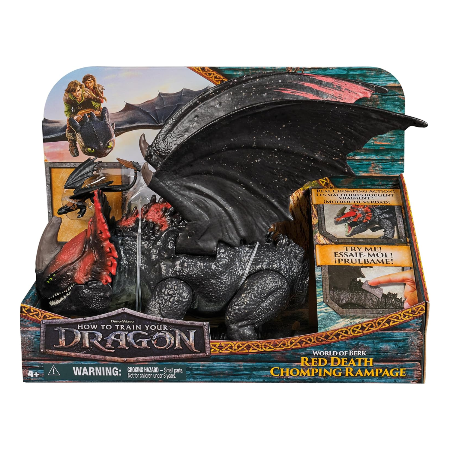 How to Train Your Dragon Red Death World of Berk Chomping Rampage