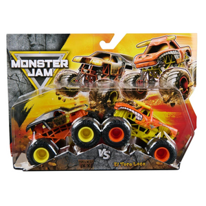 Monster Jam Series 33 Truck 2 Pack Max-D XX vs El Toro Loco Diecast Ages 3 Plus