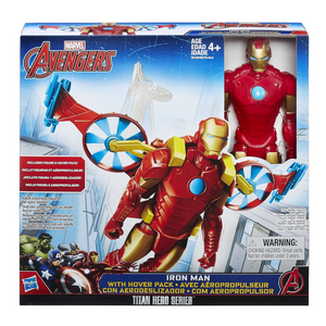 Titan Hero Iron Man 12 Inch Action Figure Hover Pack Superhero Toy 4+
