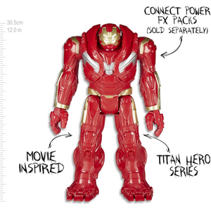 Marvel Avengers Titan Hero Hulkbuster 12" Action Figure Power FX Toy Ages 4+