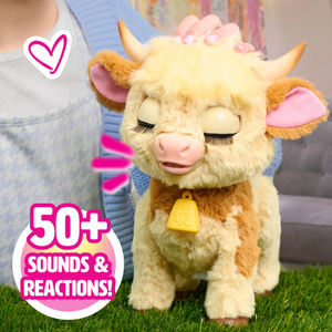 FurReal Friends Maggie the Feed and Follow Cow New Toy Play Gift