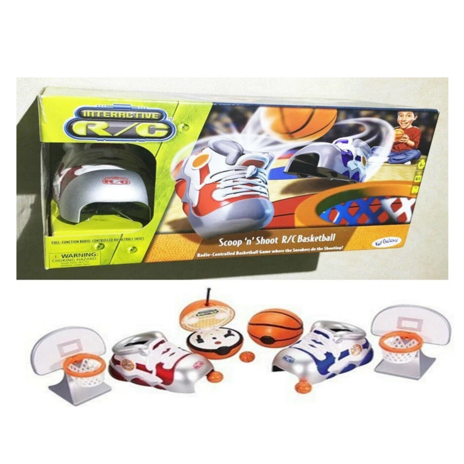 Kid Galaxy Radio Remote Control Scoop Shoot Basketball RC IR Ages 6+ Toy Boys