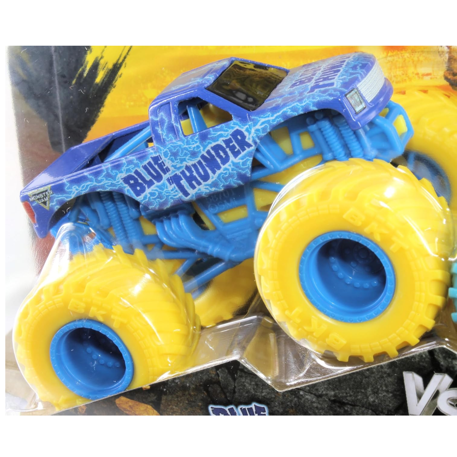 Monster Jam 2-Pack Truck Blue Thunder vs Bad News Travels Fast New Toy Race