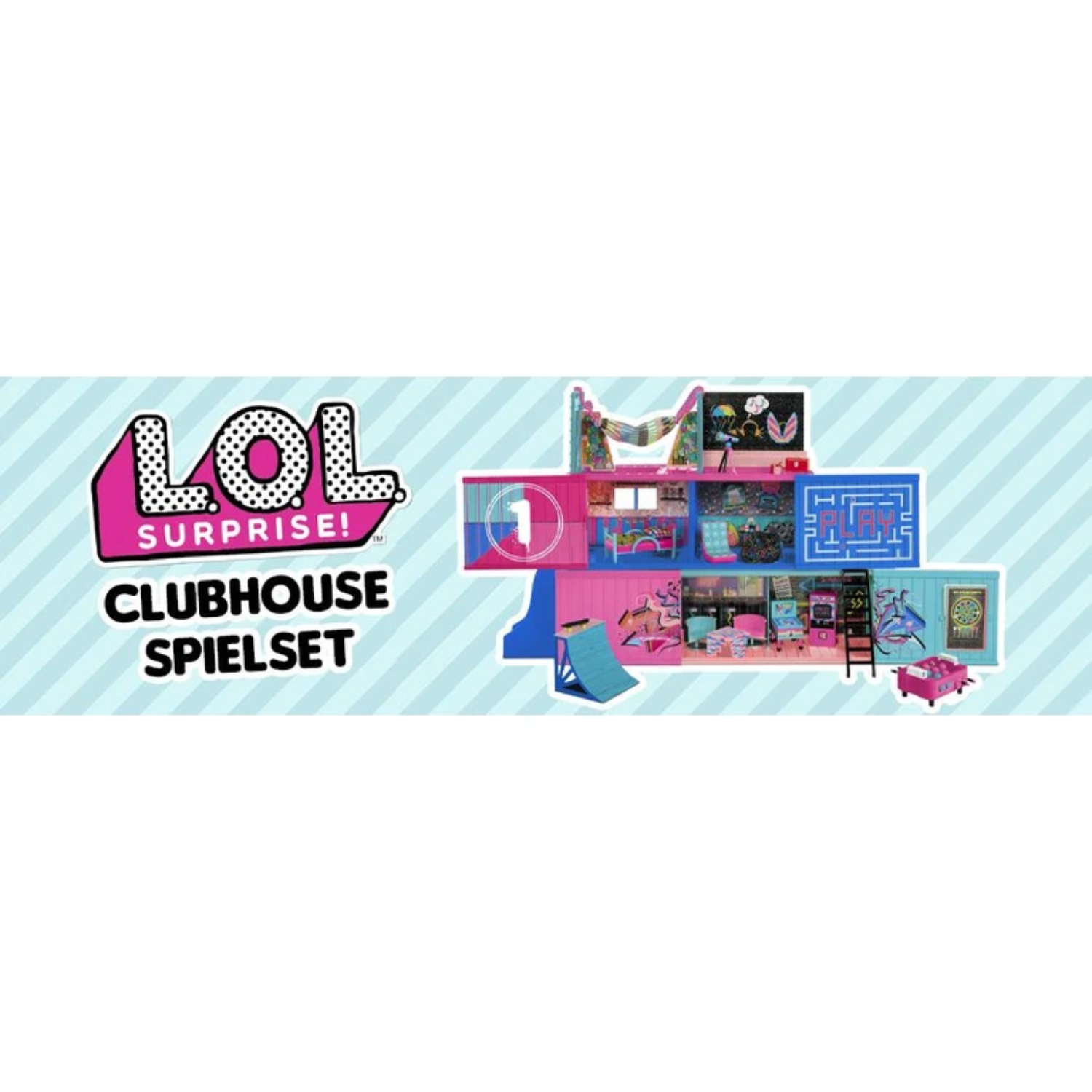 L.O.L. Surprise Fashion Show House Playset 40+ Surprises 2 Exclusive Dolls 4+